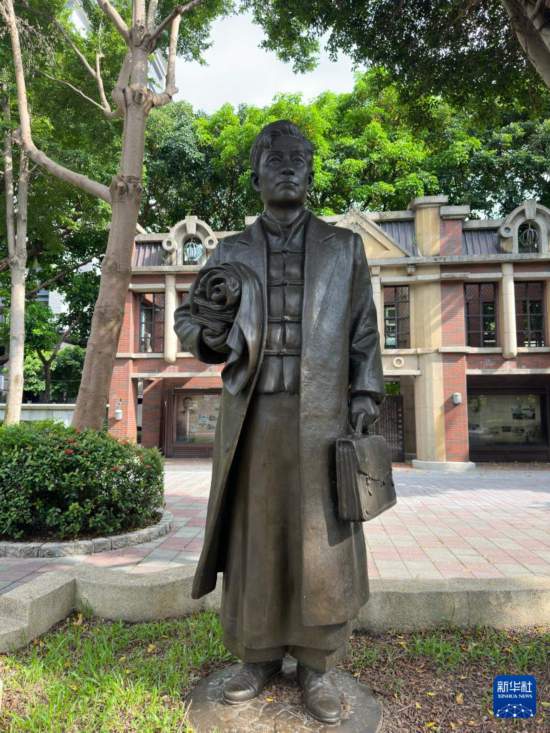 大陸紀念台灣抗日先驅蔣渭水、林幼春等人,表明全民族抗日。(台灣梅花新聞網圖片)
