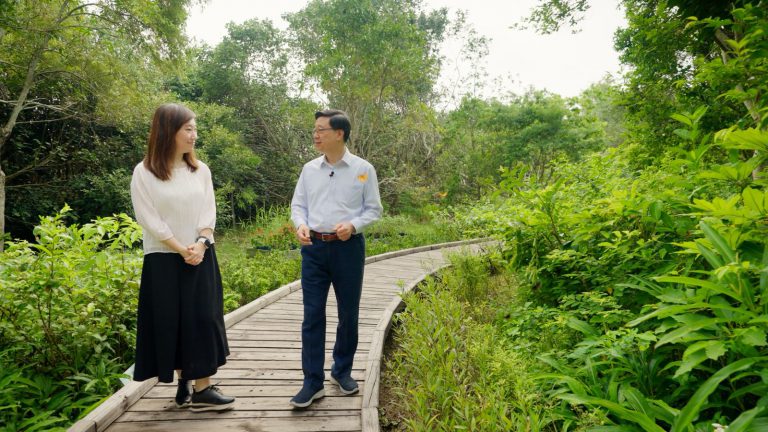 李家超表示,會一連兩天分享自己上任特首三年的施政理念、成果及想法。