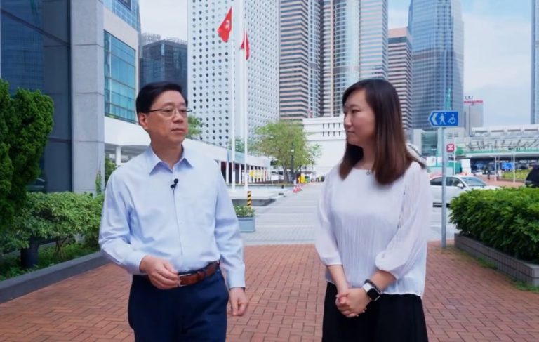 李家超連續第二天在社交專頁分享上任三年的施政理念、成果和想法。