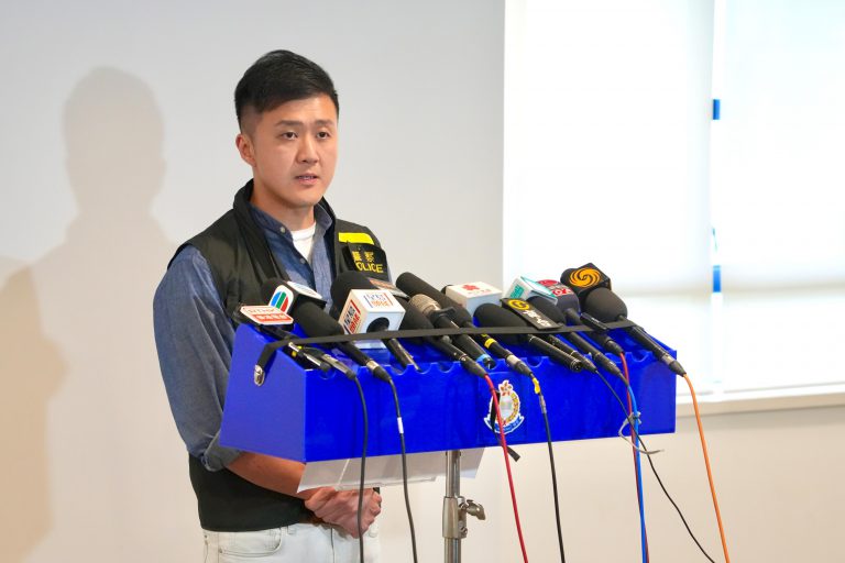 歐陽德總督察批評,4名被捕者作為前任或聲稱現任學生會幹事,違反誠信,利用職權中飽私囊。(警方圖片)