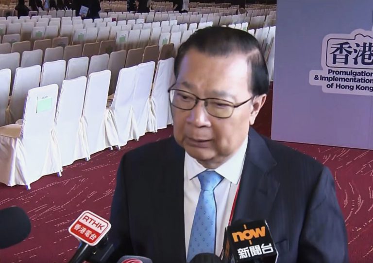譚耀宗指,夏寶龍主任在致辭中,就實現香港更好發展提出5個必須,包括必須確保特區管治權牢牢掌握在愛國者手中。