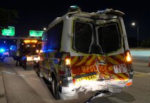 城巴港深西部公路撞警車警員墮橋重傷　手術後仍留醫深切治療部
