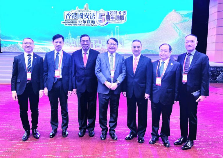 梁君彥表示,對夏寶龍主任的講話高度認同,亦深受啟發。