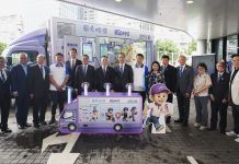 警務處「NSpeed 國安快遞」宣傳車走訪全港各區