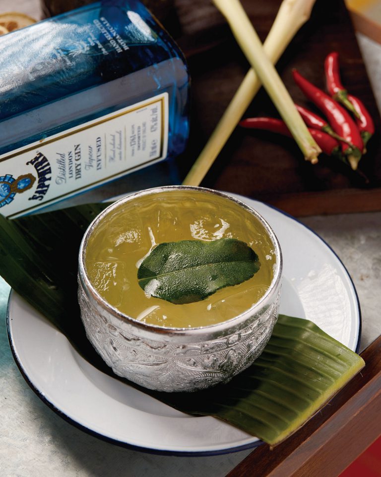 Tom Yum $65 用氈酒、香茅糖漿、青檸及泰國辣椒調製而成,酸中帶甜,是最佳餐前酒。