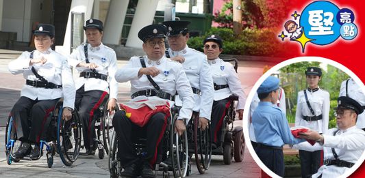 【堅亮點】香港「輪椅警察」伍強　以不屈意志詮釋愛國愛港精神