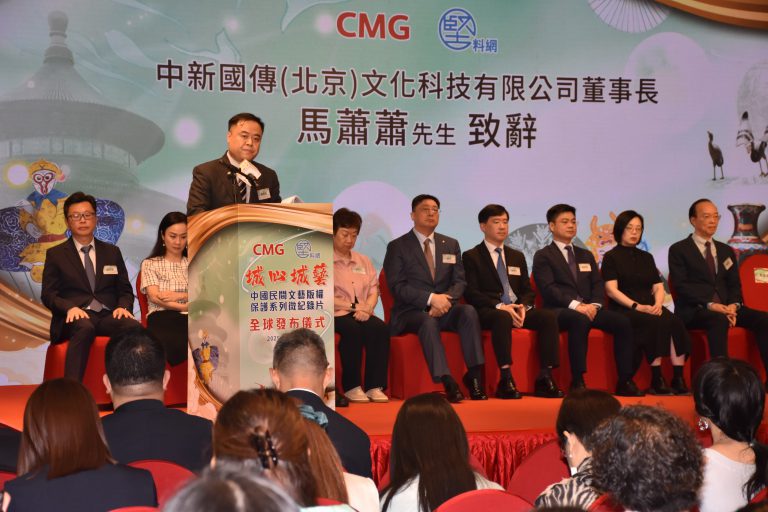 馬蕭蕭說,拍攝文藝的版權保護故事,不僅是為了尋找一門技藝,更是為了讀懂中華優秀傳統文化背後的故事。(陳錦輝攝)